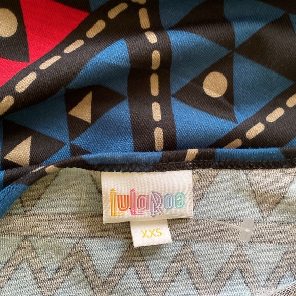 LuLaRoe “IRMA” HIGH-LOW TUNIC OVERSIZED TOP SIZE EXTRA EXTRA SMALL 🌟NWT🌟 - Picture 7 of 11